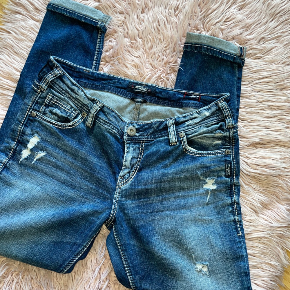 Silver jeans